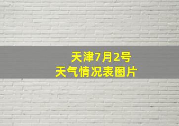 天津7月2号天气情况表图片