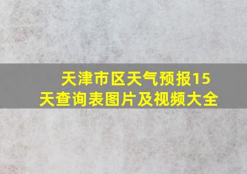 天津市区天气预报15天查询表图片及视频大全