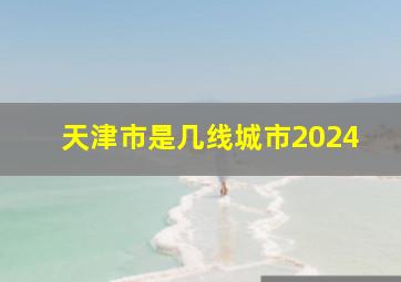 天津市是几线城市2024