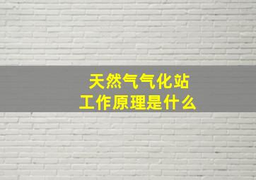 天然气气化站工作原理是什么