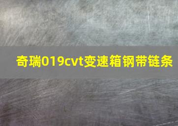 奇瑞019cvt变速箱钢带链条