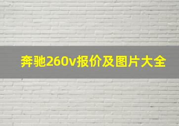 奔驰260v报价及图片大全