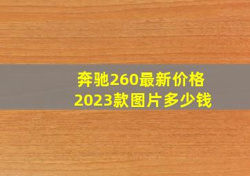 奔驰260最新价格2023款图片多少钱