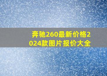 奔驰260最新价格2024款图片报价大全