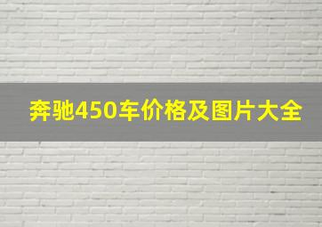 奔驰450车价格及图片大全