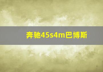 奔驰45s4m巴博斯