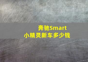 奔驰Smart小精灵新车多少钱