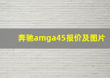 奔驰amga45报价及图片