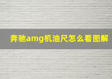 奔驰amg机油尺怎么看图解