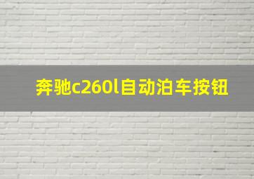 奔驰c260l自动泊车按钮