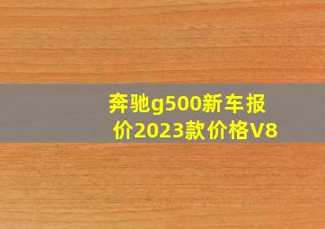 奔驰g500新车报价2023款价格V8