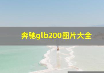 奔驰glb200图片大全