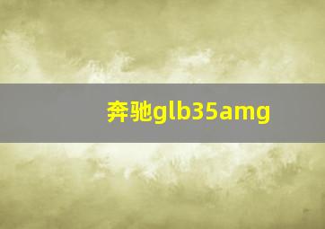 奔驰glb35amg