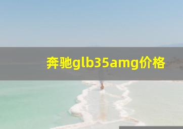 奔驰glb35amg价格