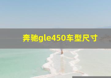 奔驰gle450车型尺寸