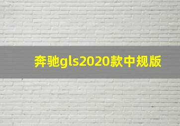 奔驰gls2020款中规版