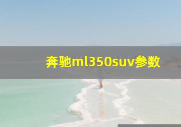 奔驰ml350suv参数