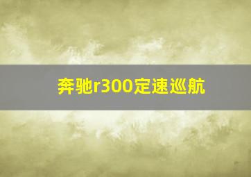 奔驰r300定速巡航