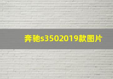 奔驰s3502019款图片