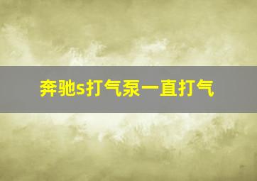 奔驰s打气泵一直打气