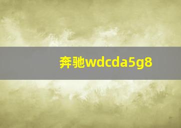 奔驰wdcda5g8