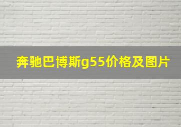 奔驰巴博斯g55价格及图片