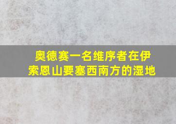 奥德赛一名维序者在伊索恩山要塞西南方的湿地