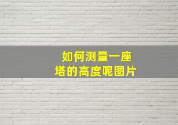 如何测量一座塔的高度呢图片