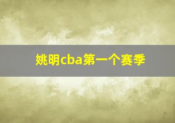 姚明cba第一个赛季