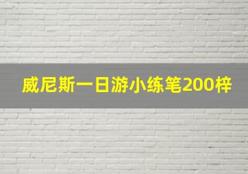 威尼斯一日游小练笔200梓