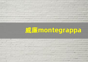 威廉montegrappa