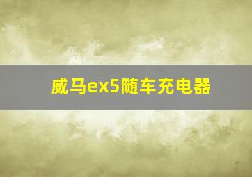 威马ex5随车充电器