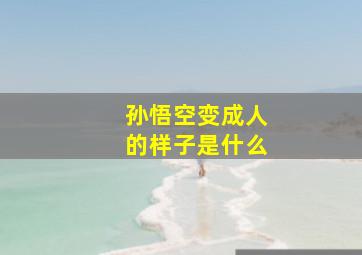 孙悟空变成人的样子是什么