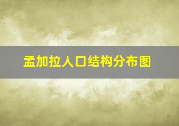 孟加拉人口结构分布图