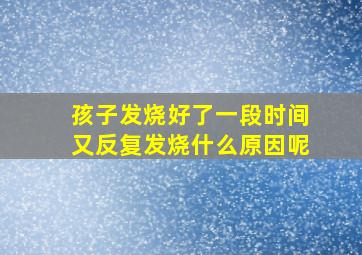 孩子发烧好了一段时间又反复发烧什么原因呢