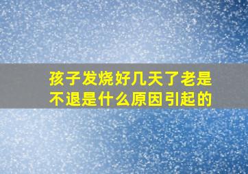 孩子发烧好几天了老是不退是什么原因引起的