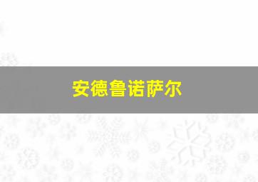 安德鲁诺萨尔