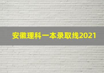 安徽理科一本录取线2021