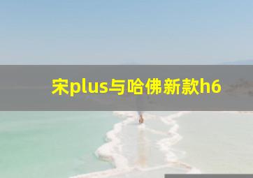 宋plus与哈佛新款h6