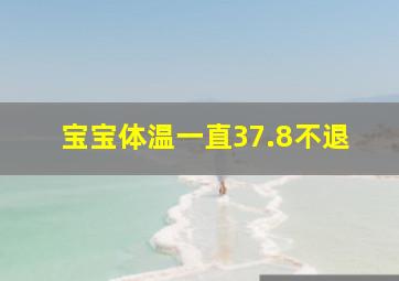 宝宝体温一直37.8不退