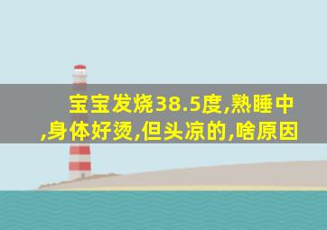 宝宝发烧38.5度,熟睡中,身体好烫,但头凉的,啥原因