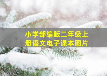 小学部编版二年级上册语文电子课本图片