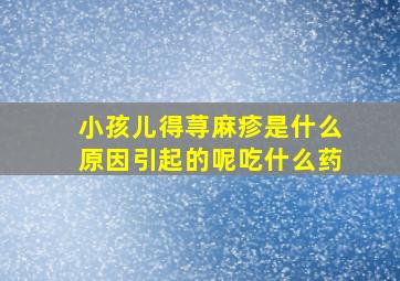 小孩儿得荨麻疹是什么原因引起的呢吃什么药