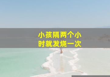 小孩隔两个小时就发烧一次