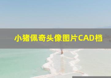 小猪佩奇头像图片CAD档