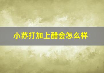 小苏打加上醋会怎么样