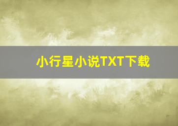 小行星小说TXT下载