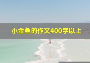 小金鱼的作文400字以上