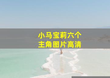 小马宝莉六个主角图片高清