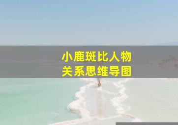 小鹿斑比人物关系思维导图